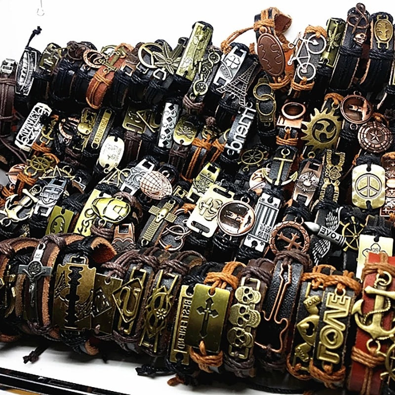 Wholesale Handwoven Leather Bracelet